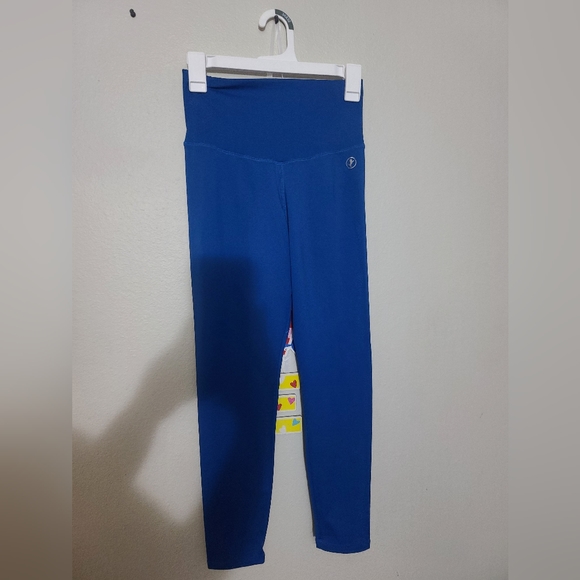 Blue Criss-cross Leggings - Picture 4 of 5